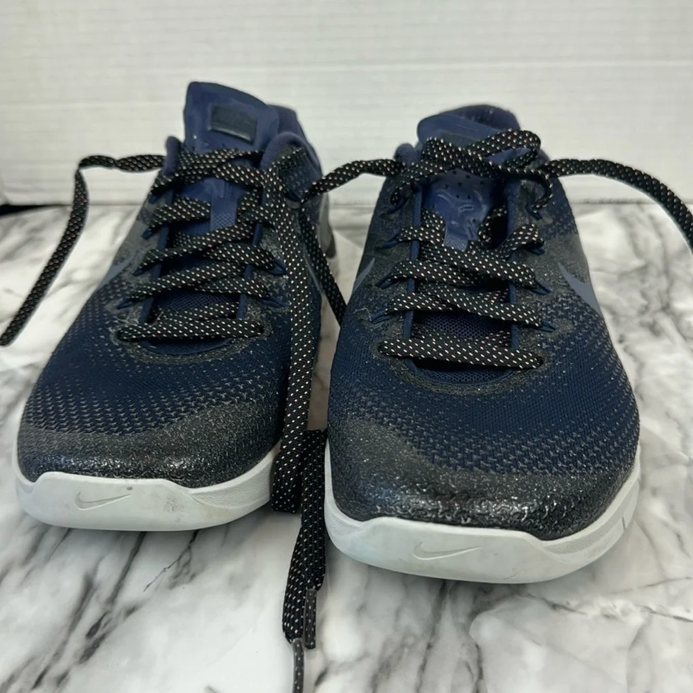 Nike Metcon 4 metallic blue women size 10 sneaker cross fit trainer shoe - Picture 2 of 13